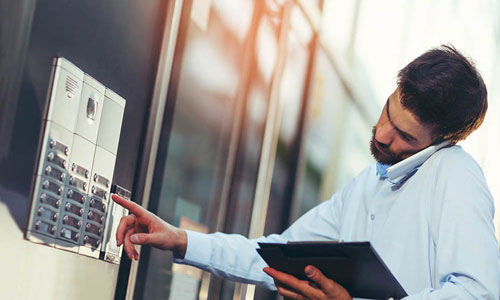 Commercial Phone Entry System